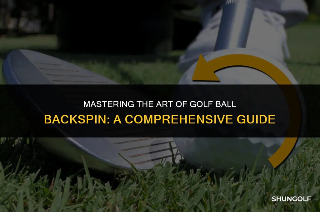 how to get a golf ball to backspin