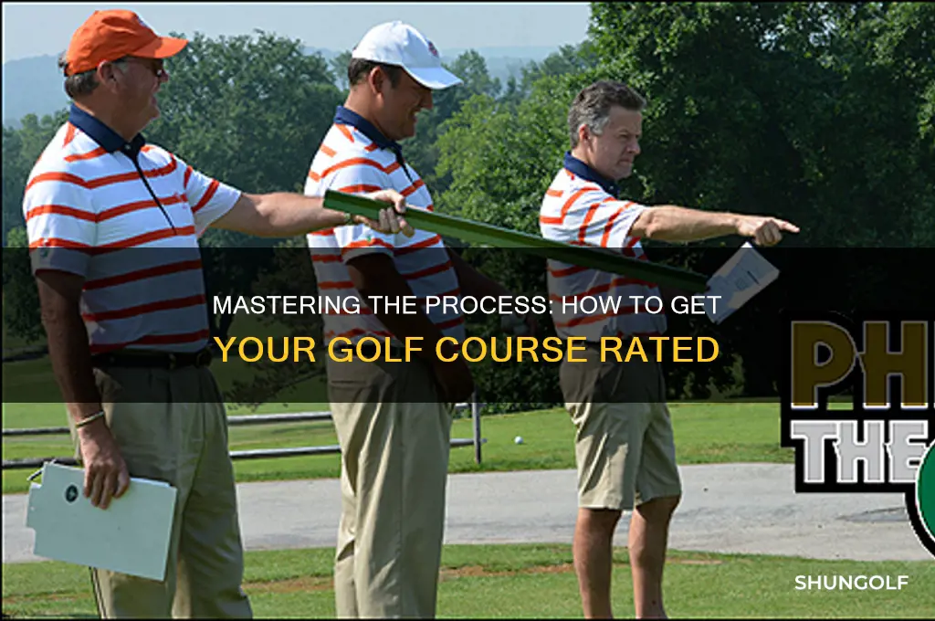 how to get a golf course rated