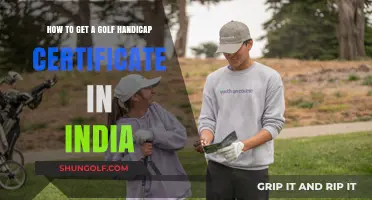 Steps to Obtain Your Golf Handicap Certificate in India