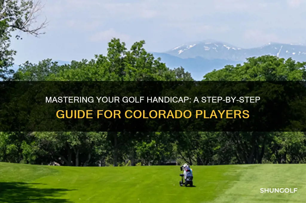how to get a golf handicap in colorado