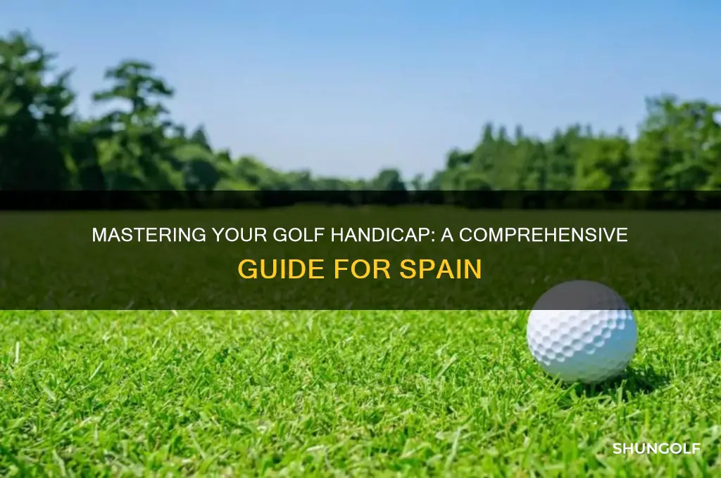 how to get a golf handicap in spain