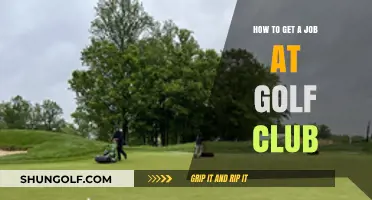 Land Your Dream Job: A Guide to Golf Club Employment