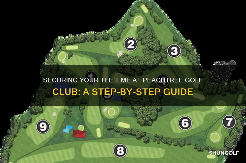 how to get a tee time peachtree golf club