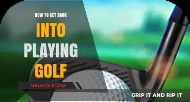 Revive Your Golf Game: Tips to Get Back on the Course