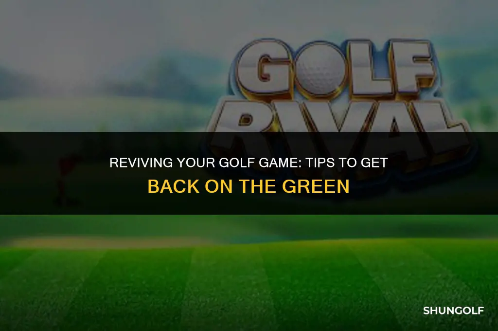 how to get back to the ball golf