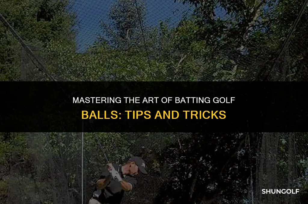 how to get better at batting golf balls