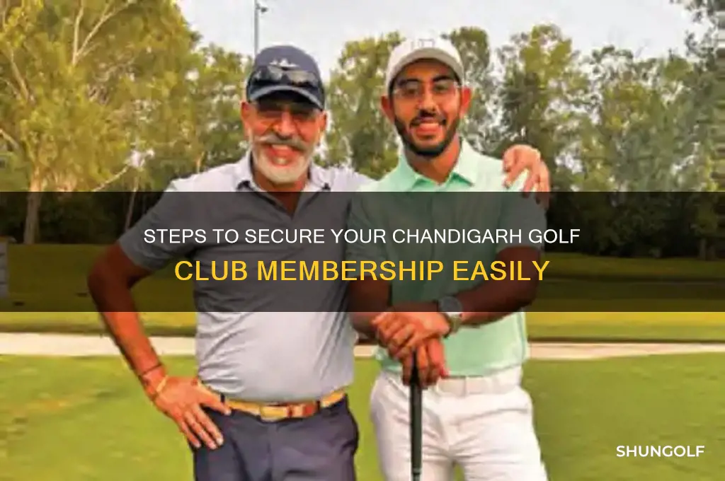 how to get chandigarh golf club membership