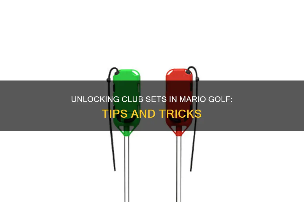 how to get club sets mario golf
