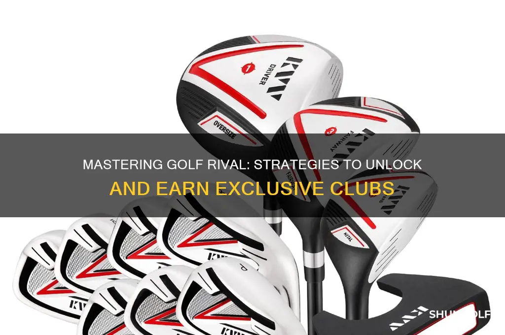 how to get clubs in golf rival