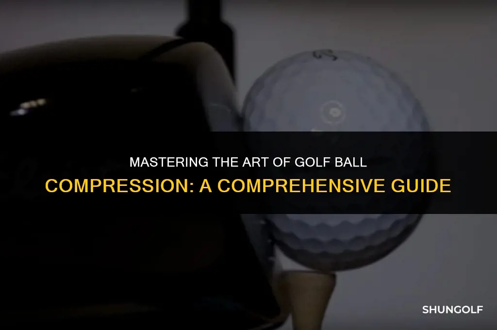 how to get compression on a golf ball