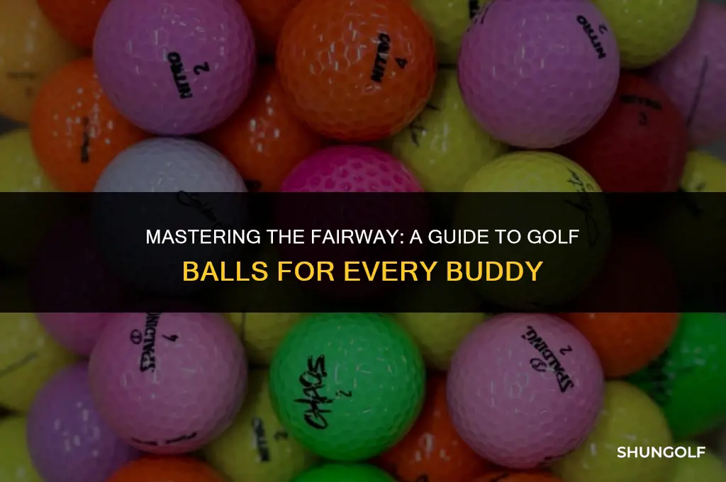 how to get different balls on golf with your friends