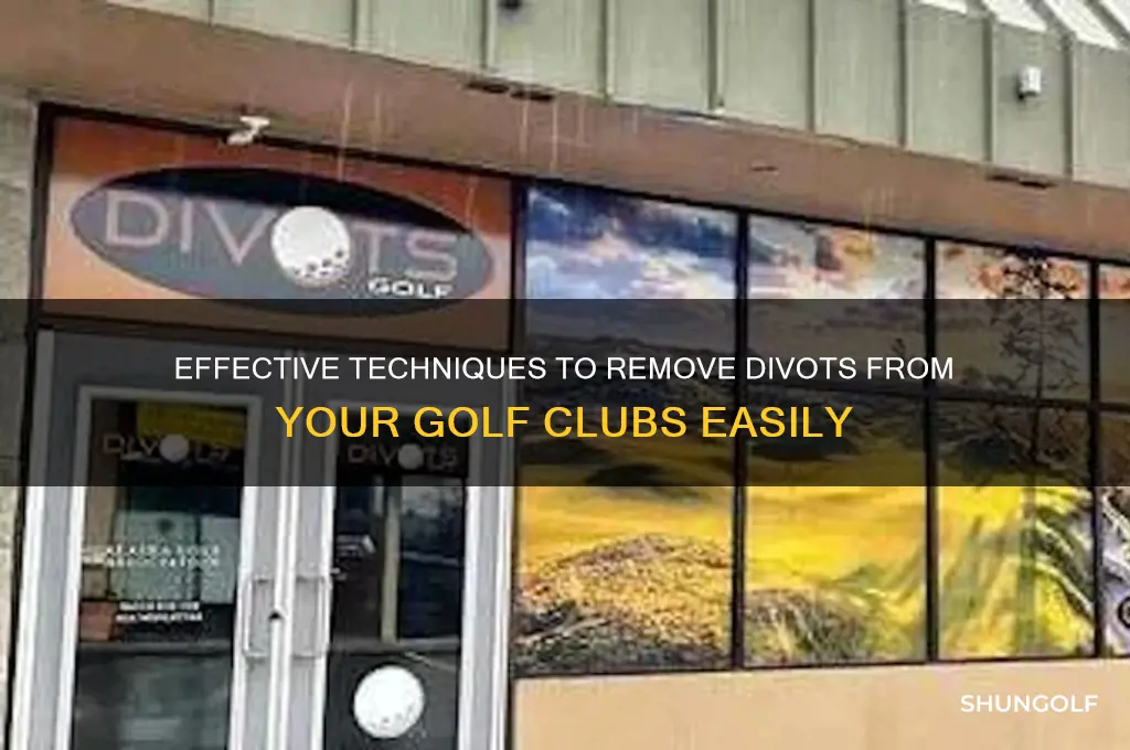 how to get divots out of golf clubs