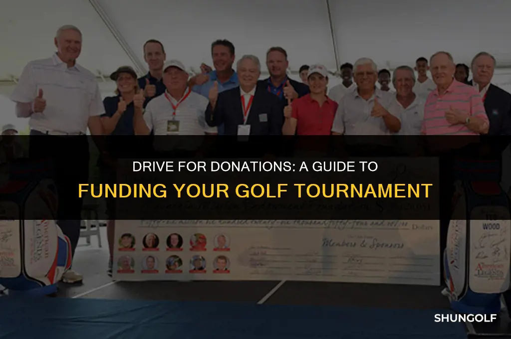 how to get donations for golf tournament