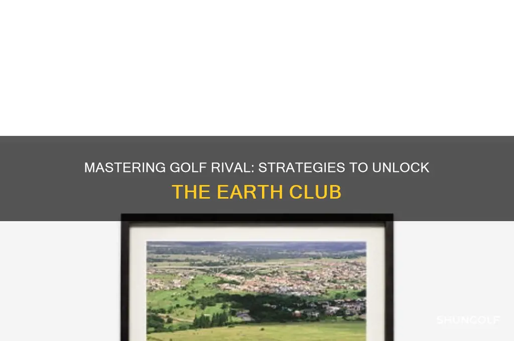 how to get earth club in golf rival