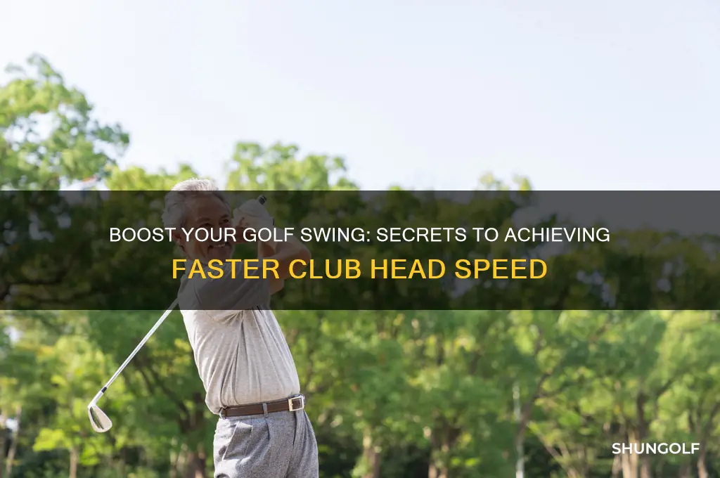 how to get faster club head speed golf