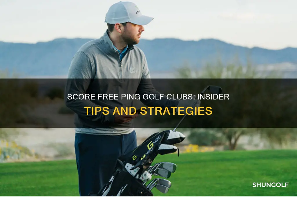 how to get free ping golf clubs