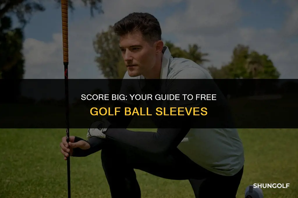 how to get free sleeves of golf balls