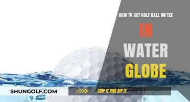 Mastering the Art of Floating Golf Balls on Tees in Water Globes
