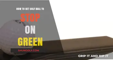 Mastering the Green: Tips to Halt Your Golf Ball Perfectly