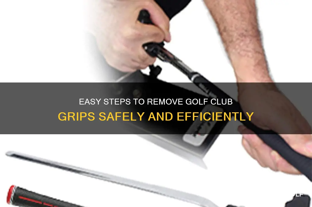 how to get golf club grips off