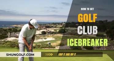 Mastering the Golf Club Icebreaker: Tips for Smooth Social Golfing