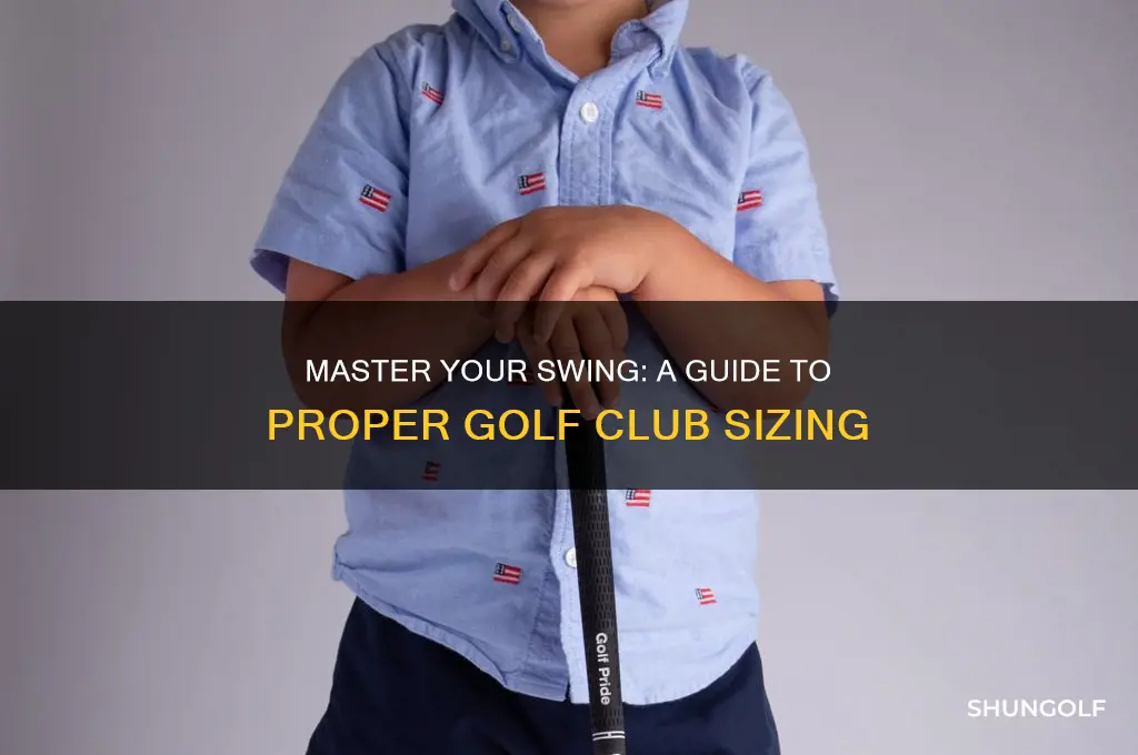 how to get golf clubs sized