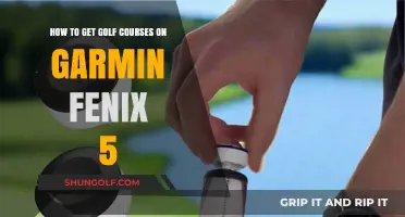 Add Golf Courses to Your Garmin Fenix 5: A Simple Guide
