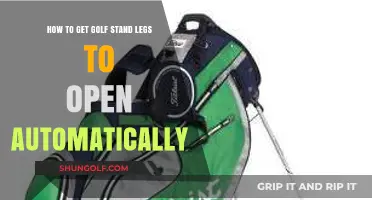 Effortless Golf Stand Setup: Mastering Automatic Leg Opening Techniques