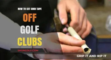 Removing Grid Tape from Golf Clubs: Quick and Easy Tips