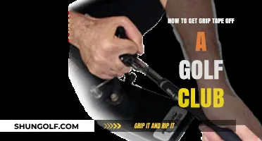 Effective Techniques for Removing Grip Tape from Your Golf Club