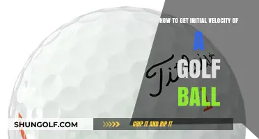 Mastering the Tee Shot: Calculating the Perfect Initial Velocity for Your Golf Ball