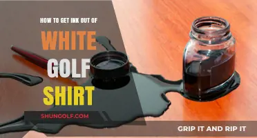 Removing Ink Stains from White Golf Shirts: A Comprehensive Guide