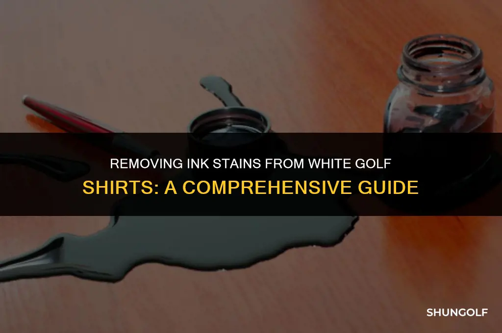 how to get ink out of white golf shirt