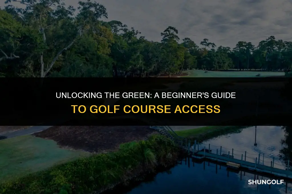 how to get inside e golf with a key