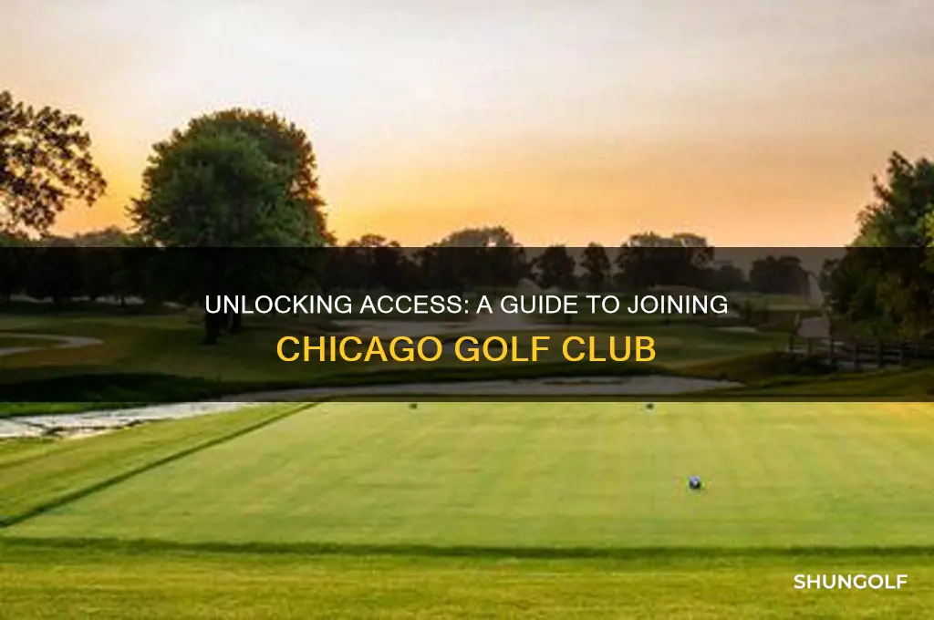 how to get into chicago golf club