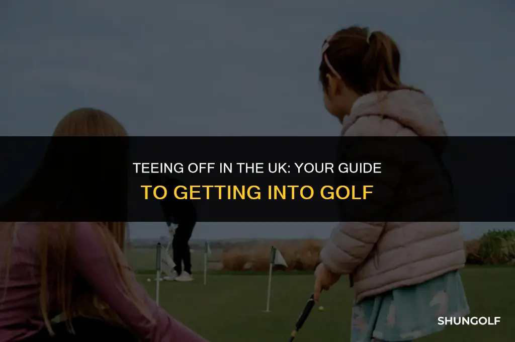 how to get into golf uk