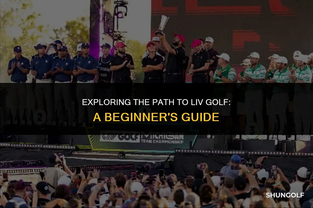 how to get into liv golf