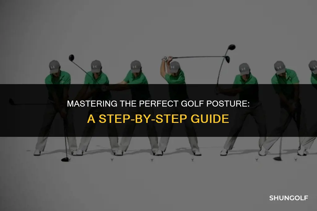 how to get into proper golf posture