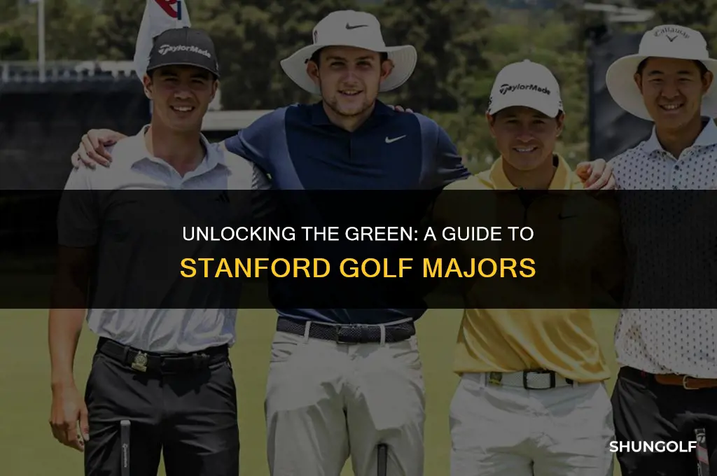 how to get into stanford golf majors