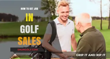 Teeing Up Your Career: A Guide to Landing a Job in Golf Sales