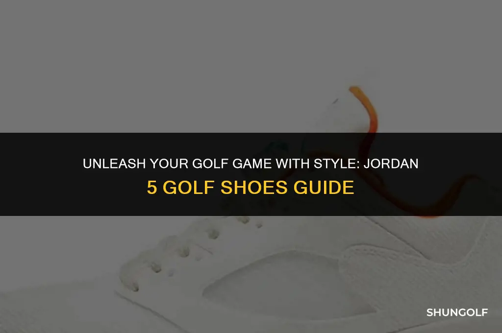 how to get jordan 5 golf shoes