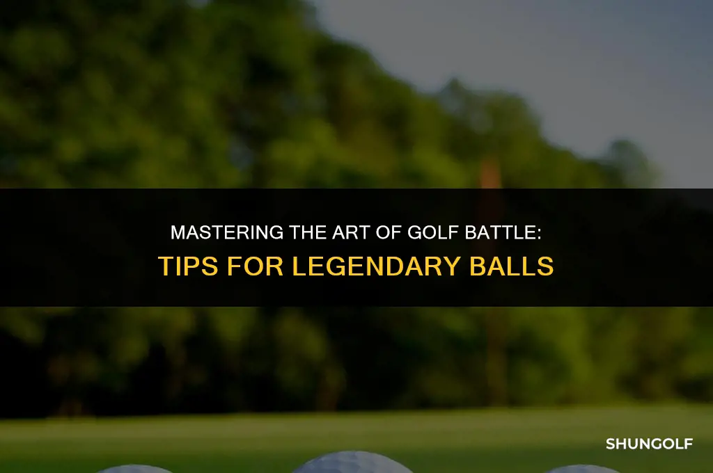 how to get legendary balls in golf battle
