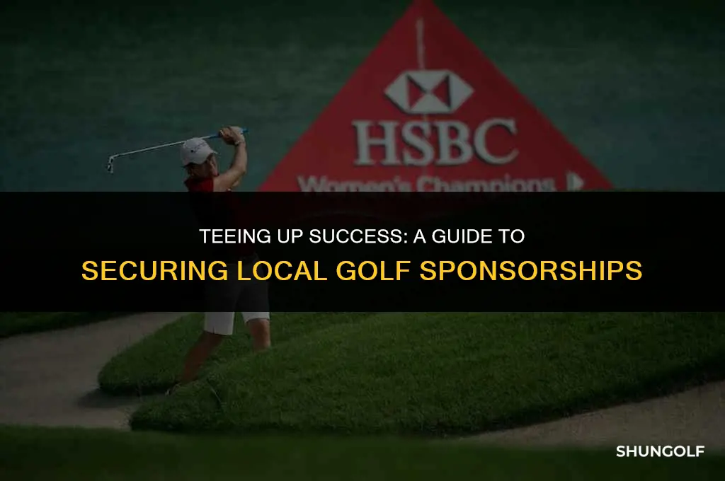how to get local golf sponsors