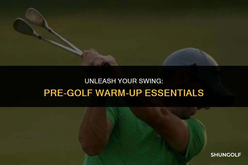 how to get loose before golf