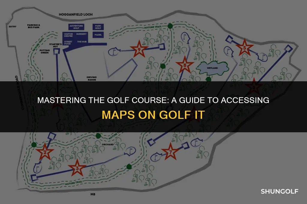 how to get maps on golf it