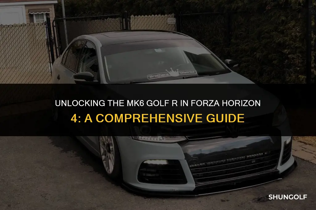 how to get mk6 golf r forza horizon 4