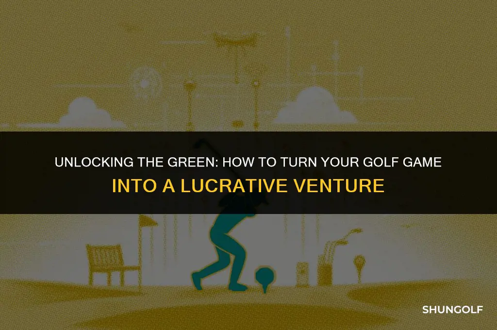 how to get money from golf