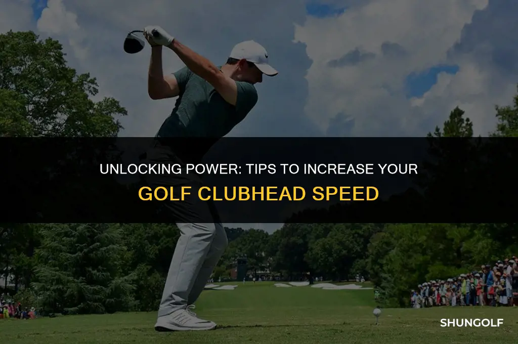 how to get more clubhead speed golf