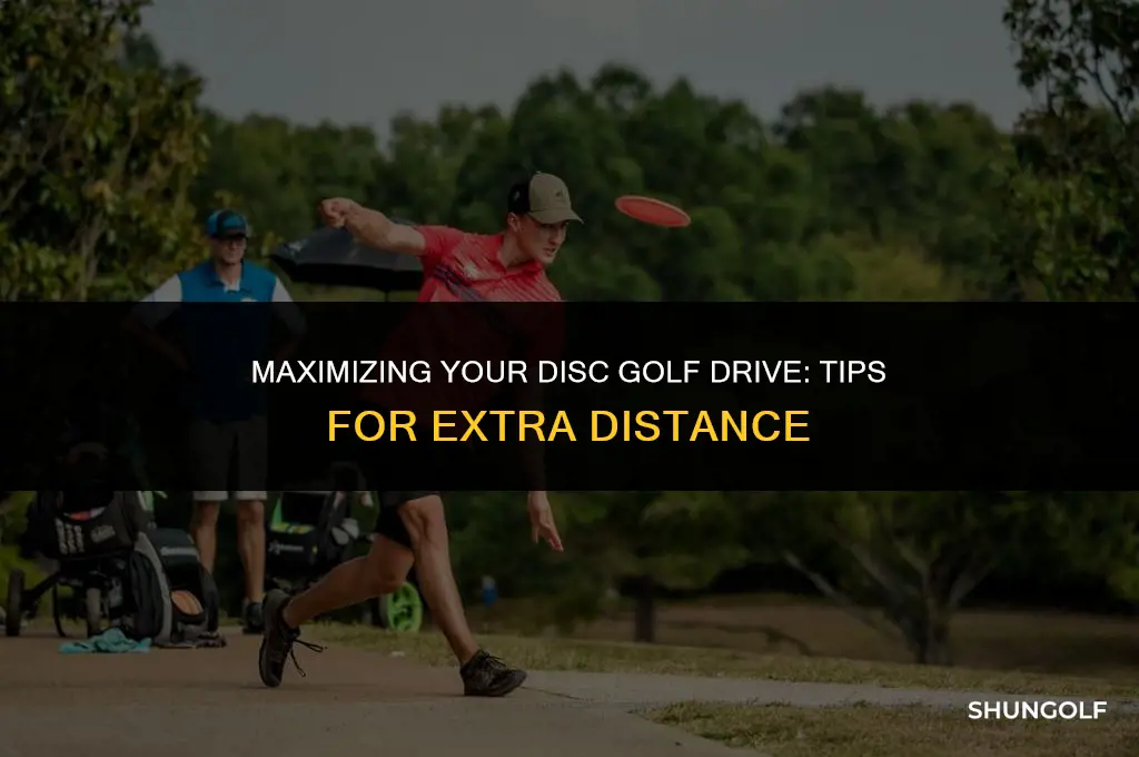 how to get more distance disc golf drive
