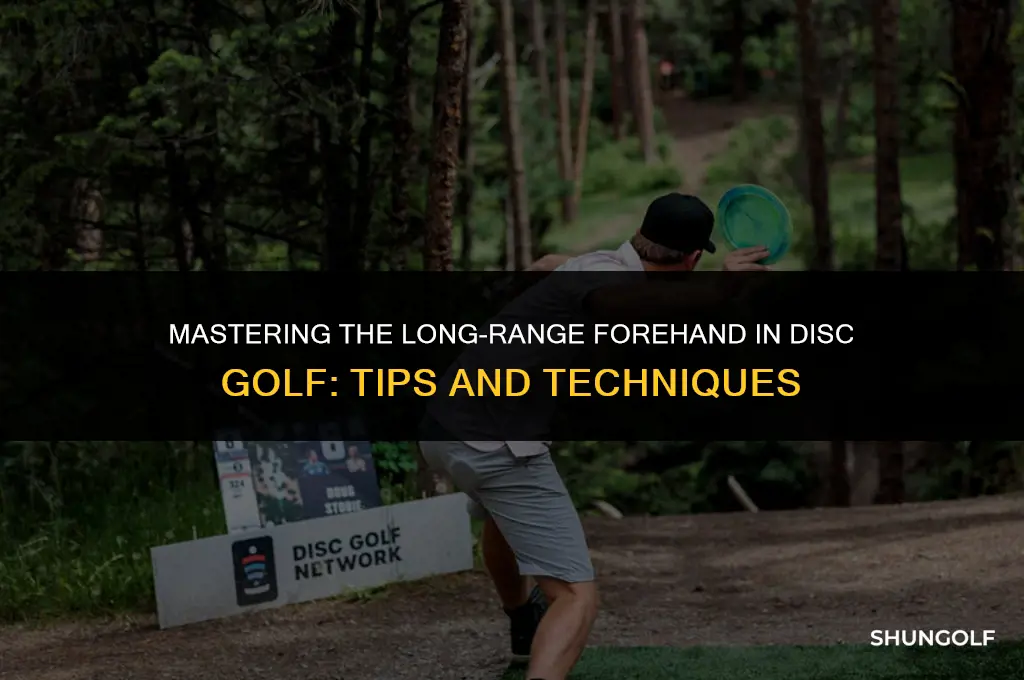 how to get more distance forehand disc golf
